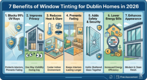7 Benefits of Window Tinting for Dublin Homes in 2026