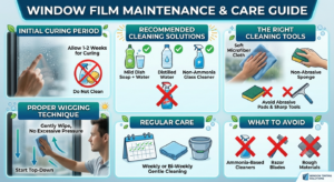 Window Film Maintenance & Care Guide: How to Keep Your Tint Looking Perfect (2027)